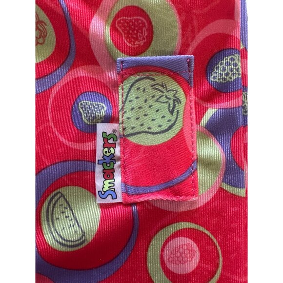 Vintage Bonne Bell Lip Smacker Red Fruit Stretch Book Cover 8" x 7"+ & Pocket - Picture 3 of 3